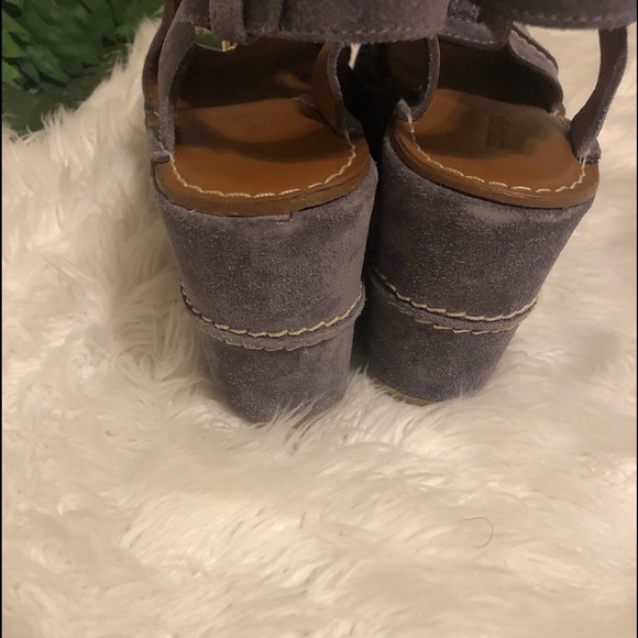 Zamagni Italian leather wedge sandals - Picture 5 of 10